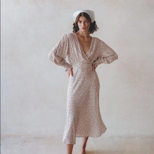 Aura Floral Midi Dress